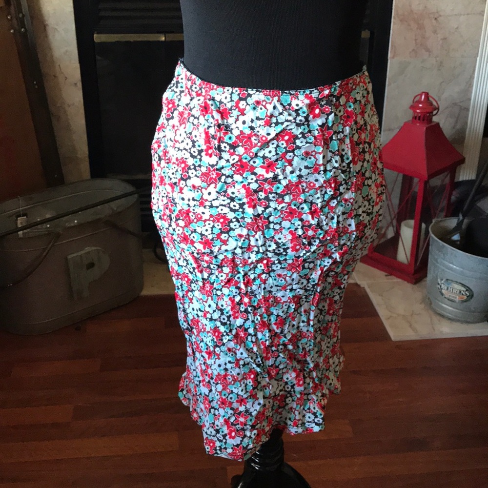 Vintage floral skirt